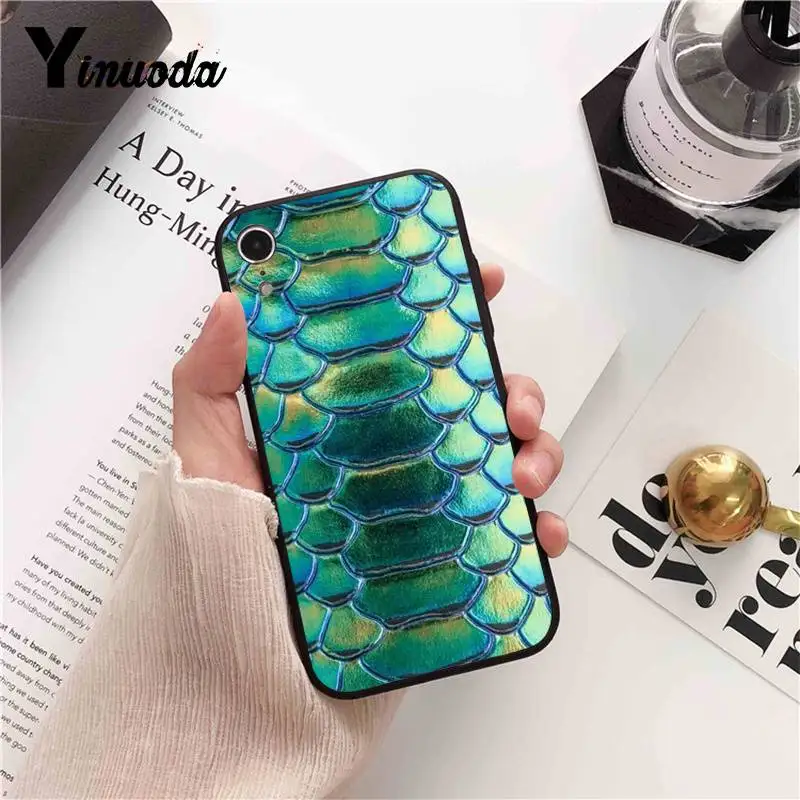 Yinuoda чехол для телефона из змеиной кожи iPhone 6S 6plus 7 7plus 8 8Plus X Xs MAX 5 5S XR 11 pro max |