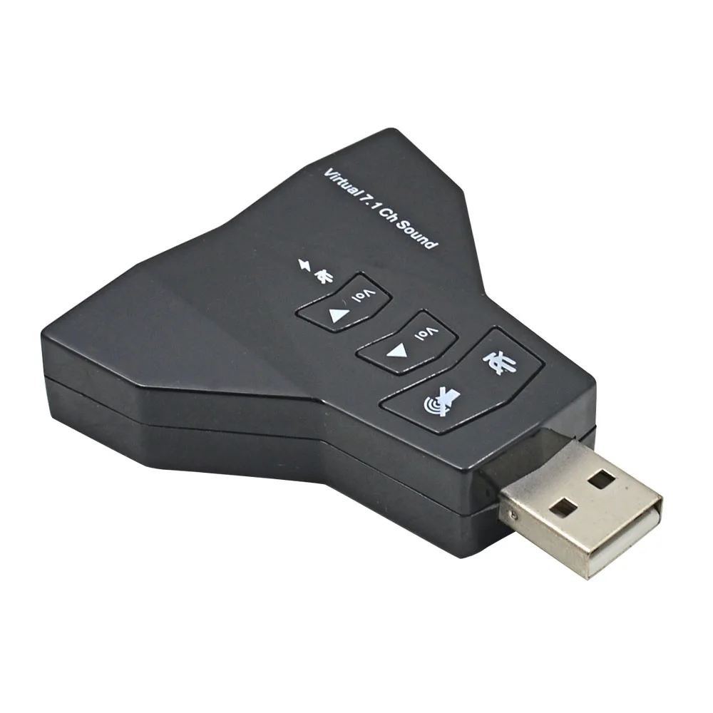 TISHRIC 7,1 USB звуковая карта Внешний микрофонный динамик для наушников 3,5 мм разъем для USB аудио адаптера интерфейс для ПК Mac ноутбука