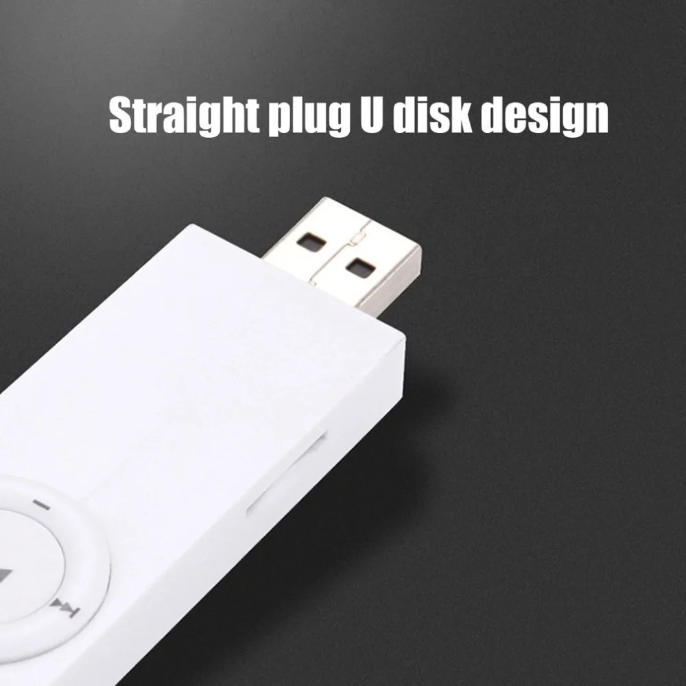 Тонкий легкий портативный 32 Гб USB2.0 спортивный U диск мини Mp3 музыкальный плеер Поддержка 32 Гб TF карта FM Радио MP3 плеер