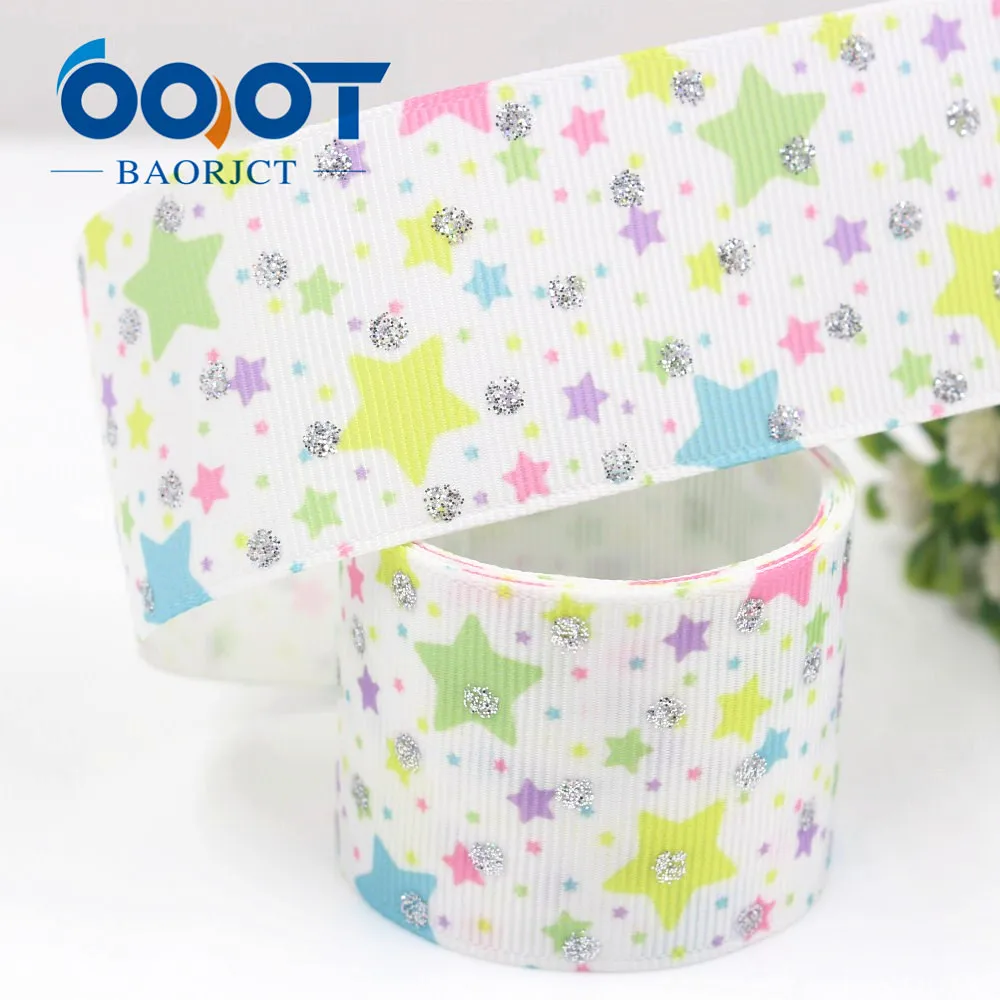 OOOT BAORJCT ленты для мультфильмов 38 мм 10 ярдов с термопередачей напечатанные grosgrain