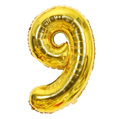 

40-inch large gold aluminum foil balloon birthday party decorative balloons