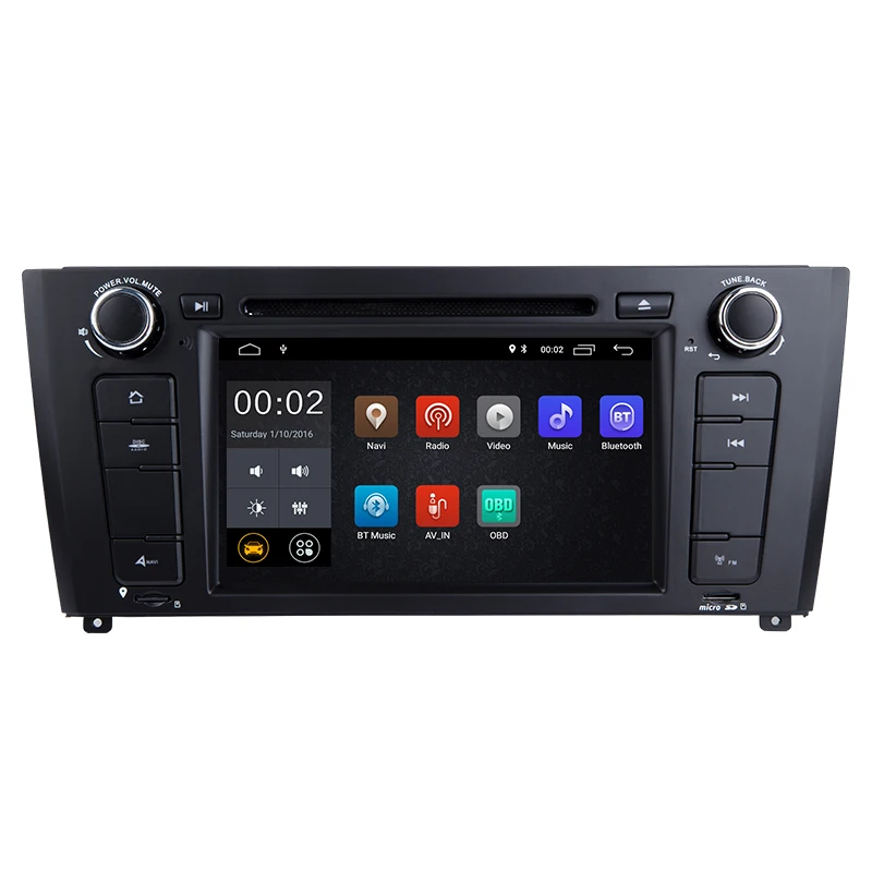 Android 8 1 четырехъядерный автомобильный dvd плеер для BMW/1 серии E81/E82/E88 I20 ручной или