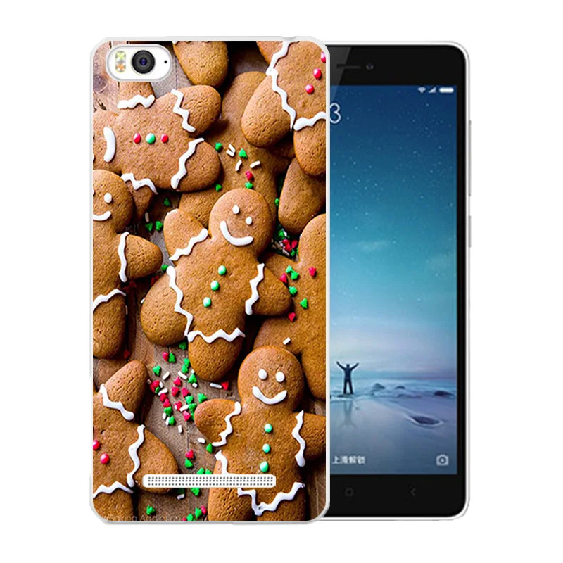 Чехол для Xiaomi Mi 4i Mi4i Mi4C 4C чехол с рисунком Merry X'MAS мягкий из ТПУ роскошный
