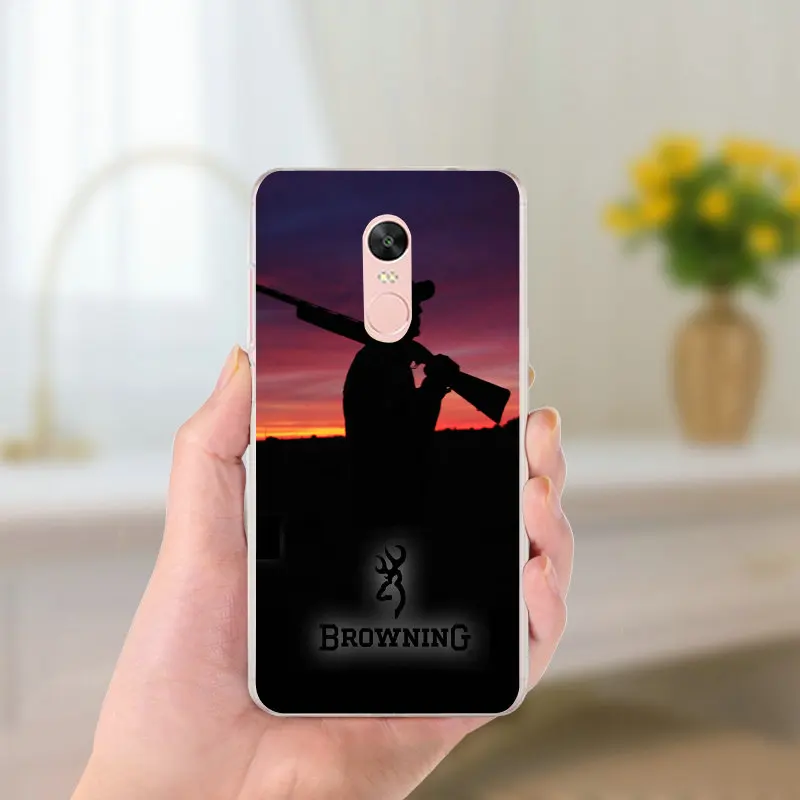 Горячие Browning для охоты на оленя головы Мягкие силиконовые ТПУ чехлы телефонов