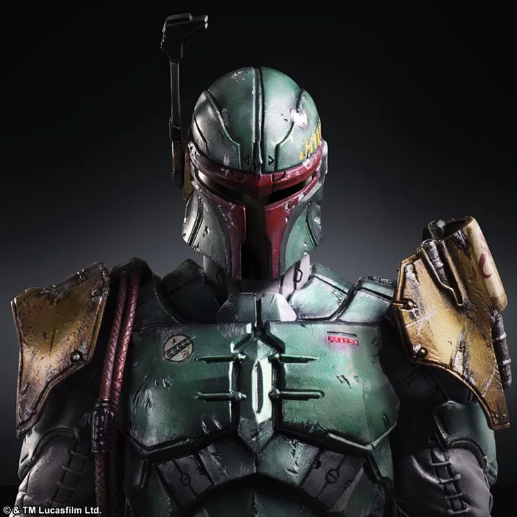 Play Arts Star War Imperial Stormtrooper Darth Vader Bounty Hunter Boba Fett 26cm PVC Action Figure Doll Toys Kids Gift | Игрушки и