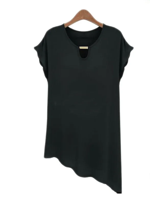 

YAYEYOU Woman Shirts Summer Tops Fashion Chiffon Solid Top Butterfly Sleeve Shirt Sweet Black Green Yellow S-XXL
