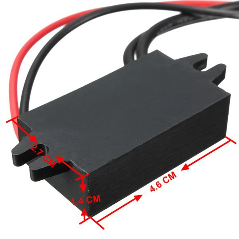 Новый адаптер питания 12 В в 5 с двойным USB конвертер кабель разъем автомобильное