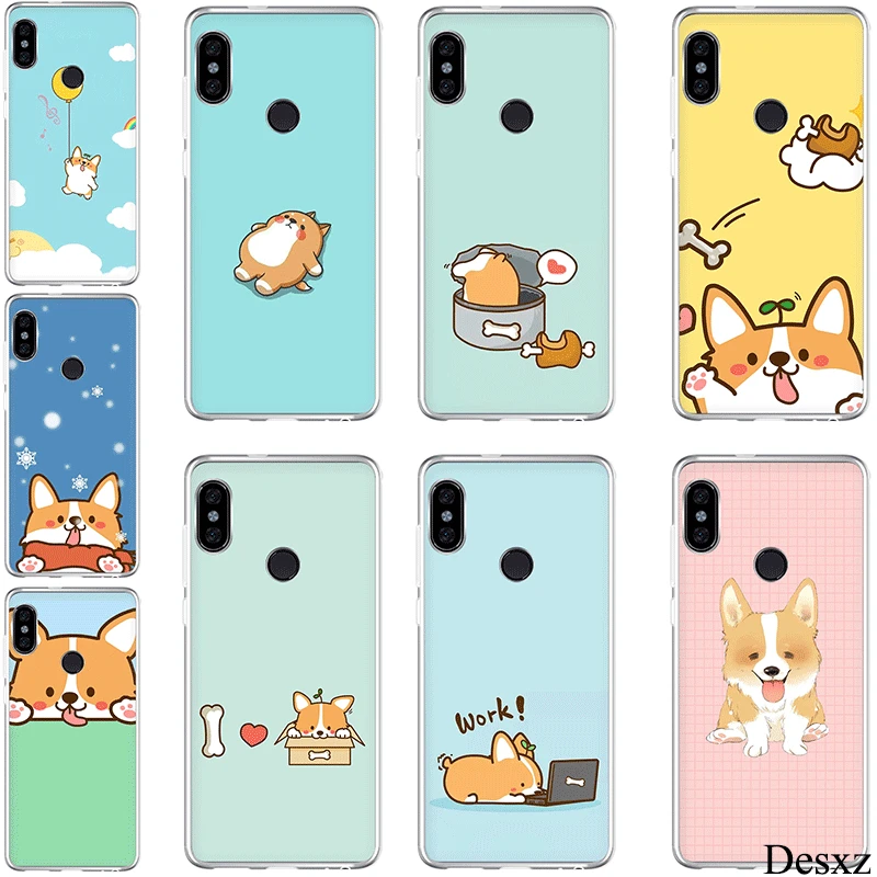 Чехол для телефона Xiaomi Redmi 3S 3 4A 4X5 5A 5 Plus 6 6A S2 7 Go Pro cute Corgi dog Hard pc Cover
