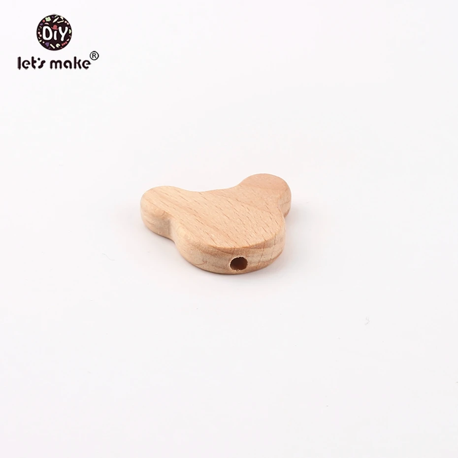 Сделай Сам 5 шт. бисер из натурального дерева для прорезывания зубов|Детские