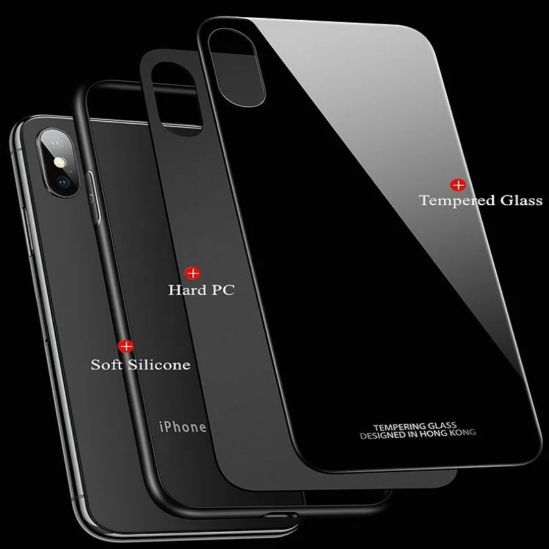 Glass Phone Case for Samsung Galaxy A50 A70 Luxury Tempered Mirror Magnet Ring Back Cover Cases For A30 Fundas | Мобильные телефоны
