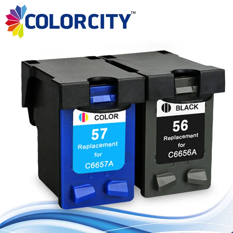 Чернильный картридж COLORCITY Восстановленный для HP 56 57 Deskjet 450CI 5150 5650 7150 7660 2110xi 4105 1110