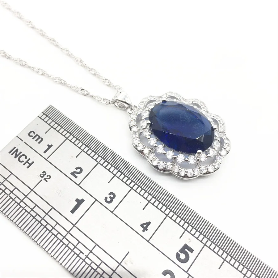 Высокое качество круглый Монтана синий Anstrian кристалл дамы ювелирные изделия