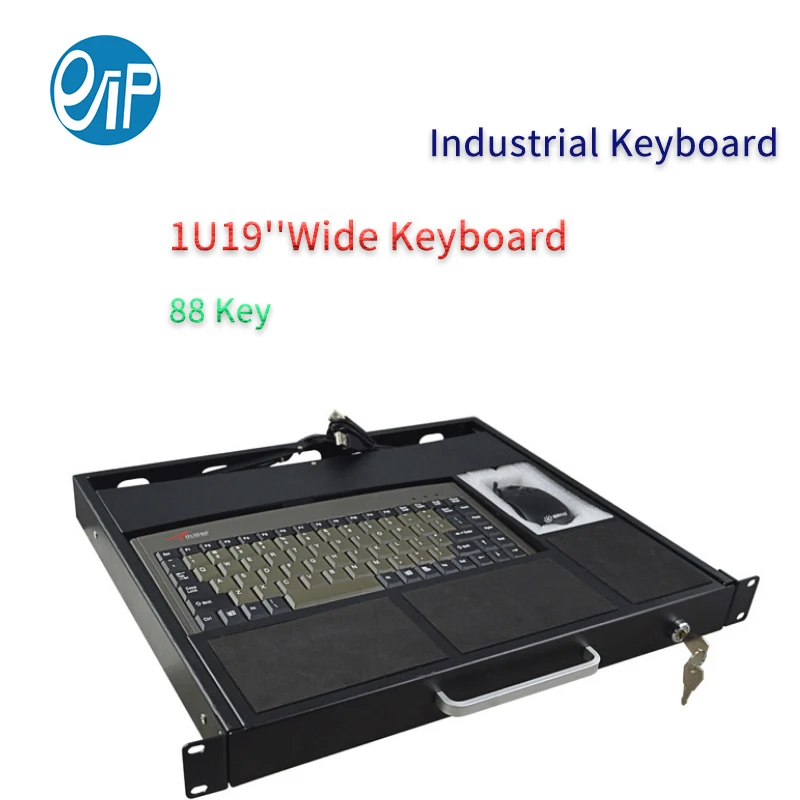 

Industrial 88key 1U19 inch Keyboard