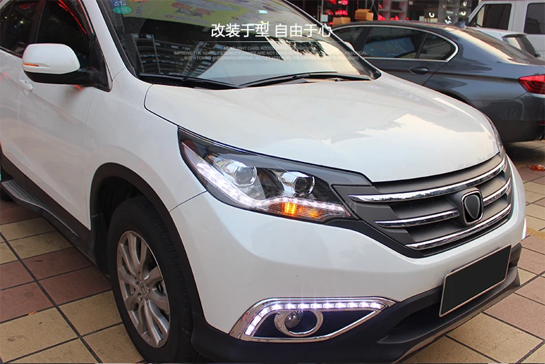 Автомобильный стайлинг фары для Honda CR-V CRV фары 2012- Головной фонарь светодиодный DRL передний свет Биксеноновые линзы ксенон HID