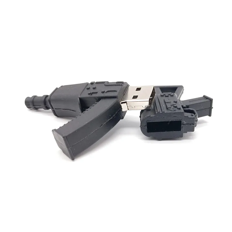 Usb флеш-накопитель в виде мультяшного пистолета 64 ГБ 32 16 8 4 Гб карта памяти AK47