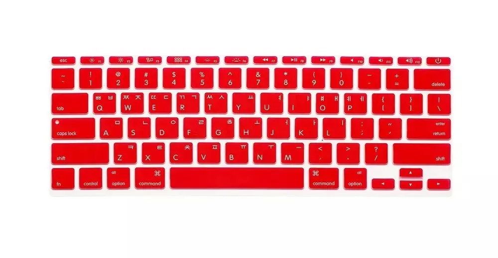 Корейская Клавиатура Защитная крышка для MacBook Air 11 &quot11 6 дюймов A1370 A1465 корейский
