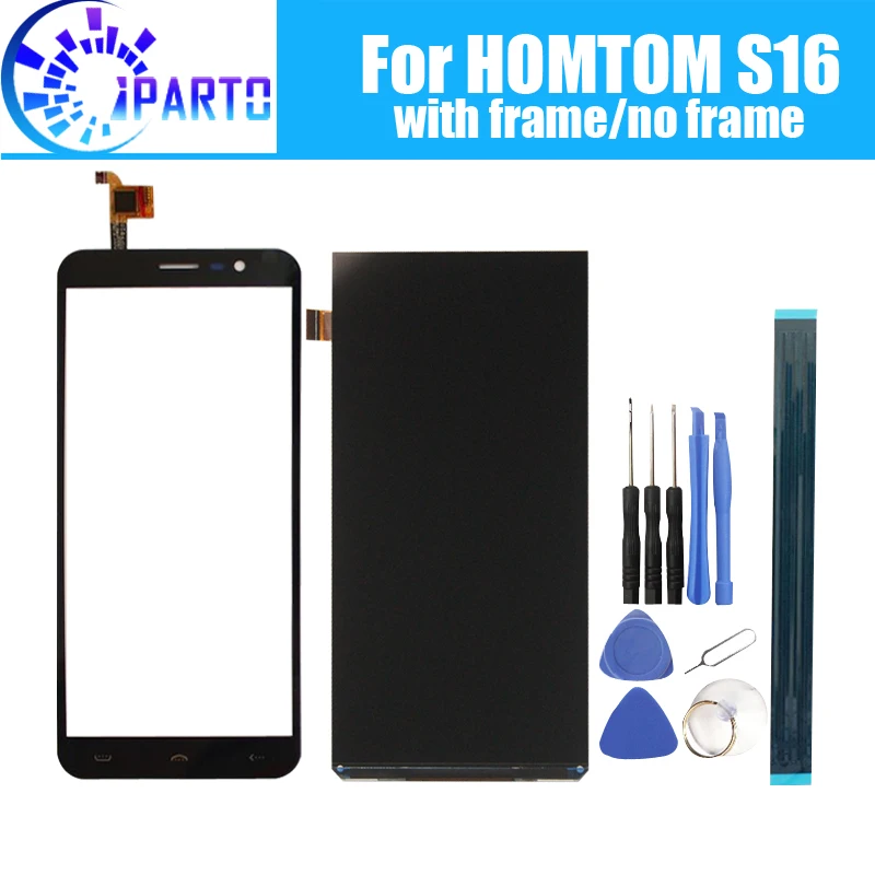 HOMTOM S16 ЖК дисплей + сенсорный экран 100% оригинальный протестированный дигитайзер