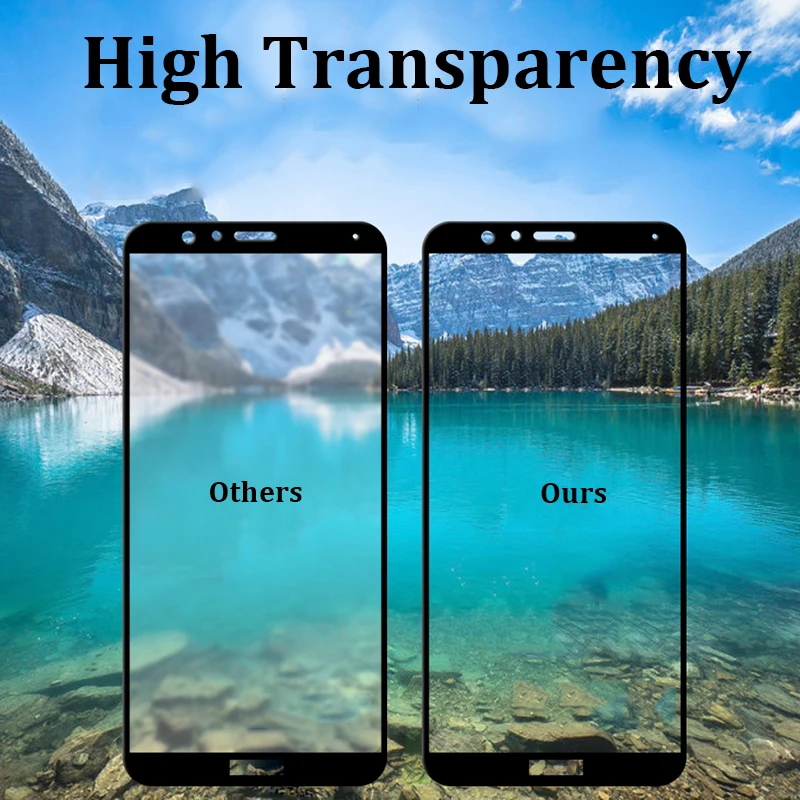 Full Cover Protective Glass On Honor 7X X7 For Huawei Huawey Onor Honer 7 X Tremp Temper Glas Screen Protector Film | Мобильные