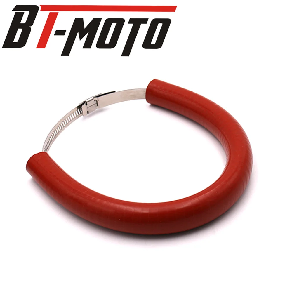 RED Для YAMAHA YZF R125 YZFR125 YZF-R125 аксессуары для мотоциклов глушитель круглый Овальный выхлопной протектор может крышка - Цвет: RED
