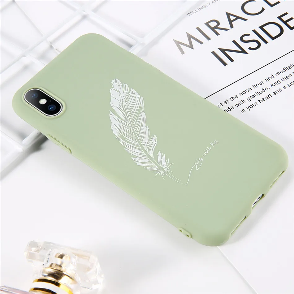 T10 USLION мягкий термополиуретановый светящийся чехол для телефона s для iPhone 7 8 6s Plus, светящийся Ультратонкий чехол для пары, чехол с сердечком для iPhone 11 Pro 7Plus - Цвет: T10