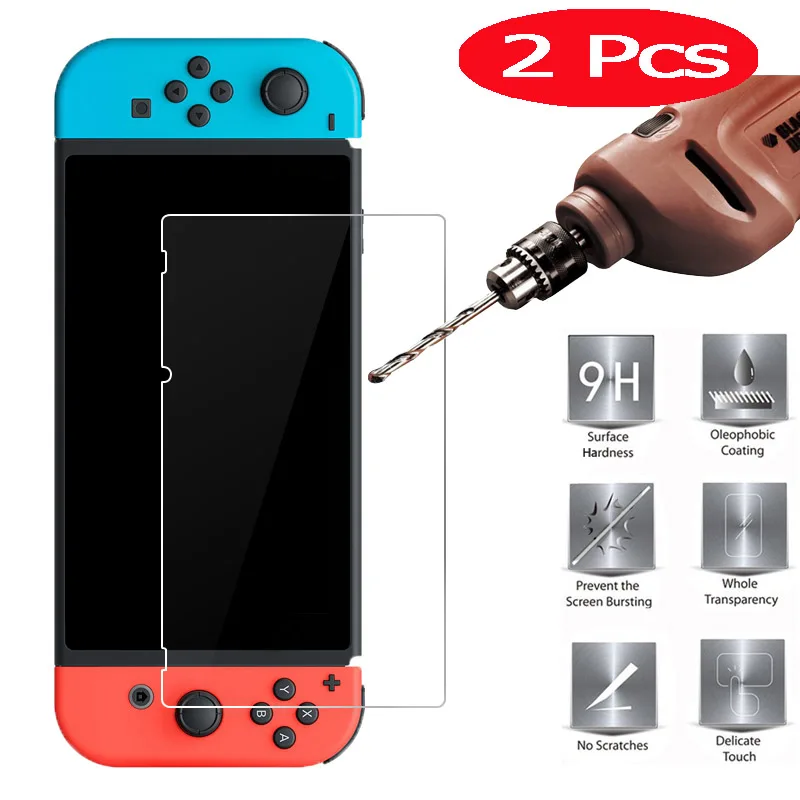 2 шт. MRGO защита для экрана Nintendo Switch закаленное стекло 2.5D 9 H Switch|screen protector|tempered glass