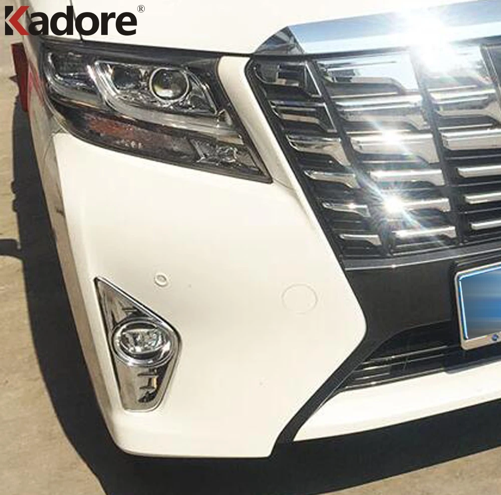 Для Toyota Alphard Vellfire 2016 2017 2018 хромированный внешний передний противотуманный