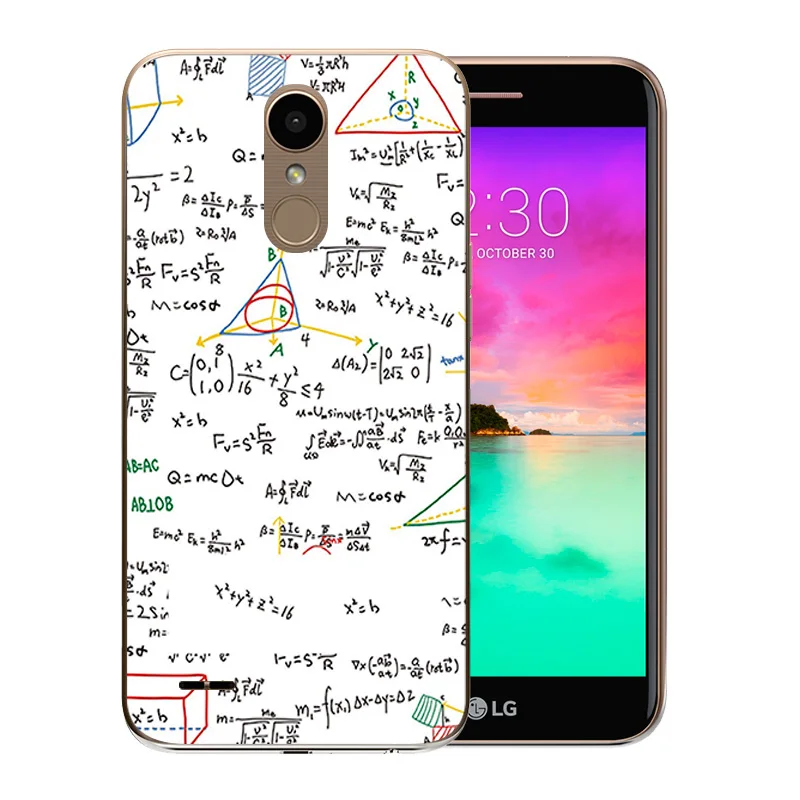 Роскошный гибкий чехол для LG K10 2017 чехлы телефонов M250 M250N X400 мягкий силиконовый