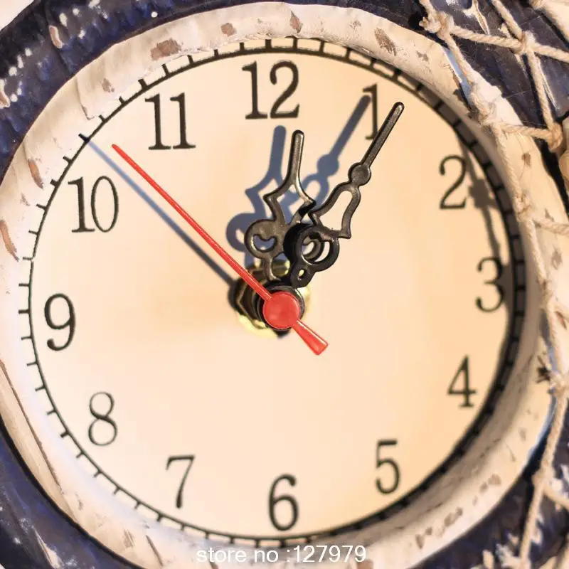 Украшение в средиземноморском стиле античный колокольчик дерево старый руль