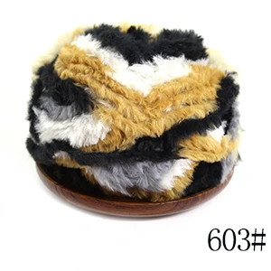 603 Фабрика suzhou huicai on line sales 20 мотков* 50 г/1000 г Упаковка зимняя Пряжа Ручной Вязки меховая пряжа тканый шарф нитки - Цвет: 603