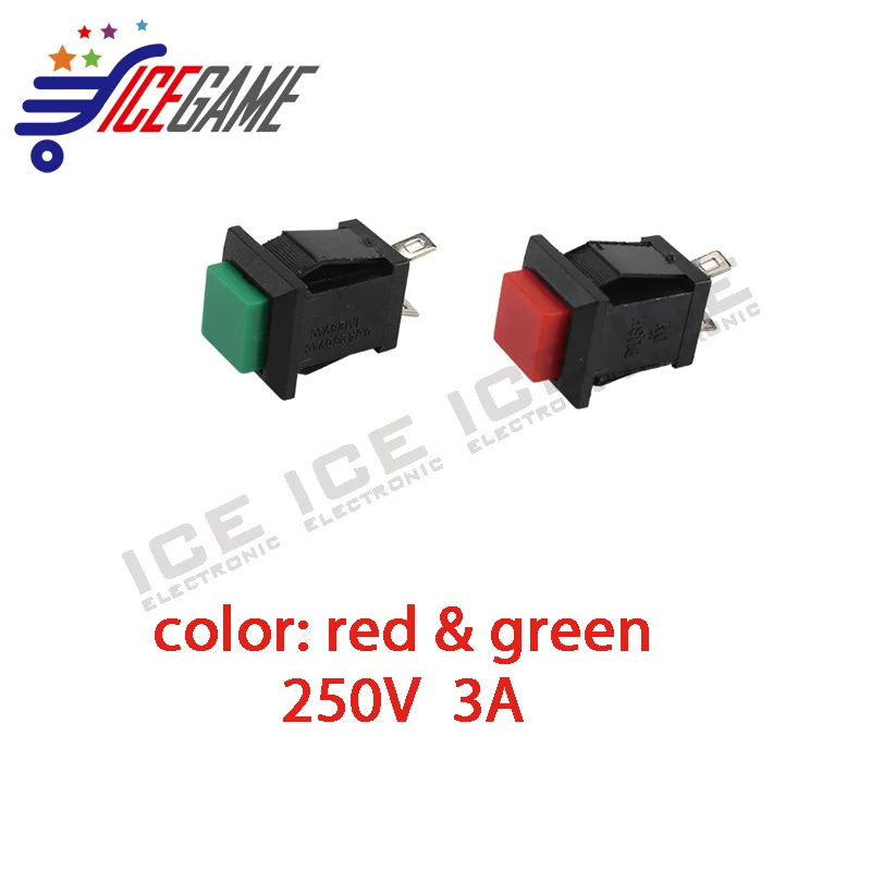 10 шт набор игровой машины установка Кнопка квадратная кнопка|Запасные части| |