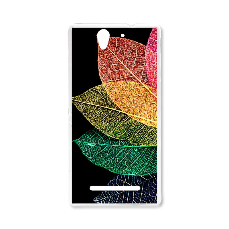 TAOYUNXI Мягкий ТПУ чехол для sony Xperia C3 D2533 чехол s для sony C3 Dual D2502 S55T S55U 5,5 дюймов DIY окрашенный защитный чехол - Цвет: N088