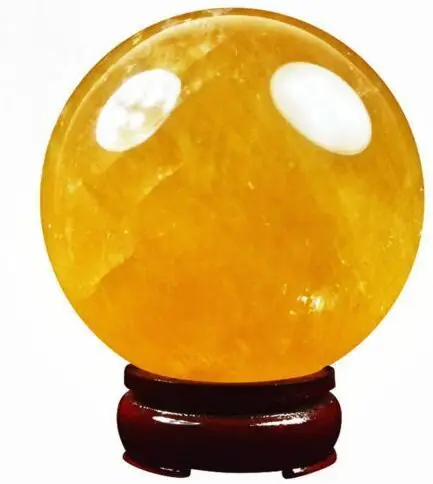 

Natural Citrine Crystal Sphere Ball 2"