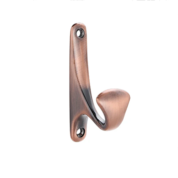 Red Bronze KAK цинковый сплав ванная комната настенный крюк для полотенца кухонные вешалки для одежды в спальне Ключ вешалка для шляп и сумок стойки держатель настенный крючок для одежды - Цвет: Red Bronze
