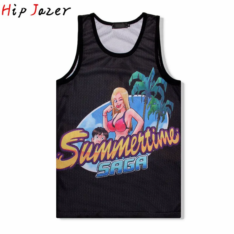 6 Новое поступление США дизайн west coast стиль Slam Данк Топы баскетбольная тренировочная форма из Джерси летний пляжный пляж тренировочные рубашки - Цвет: 6