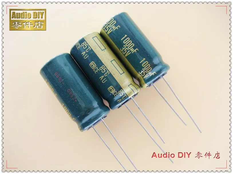 2 шт/10 шт ранняя серия AU 1000 мкФ 35V 35v1000uf аудио электролитический