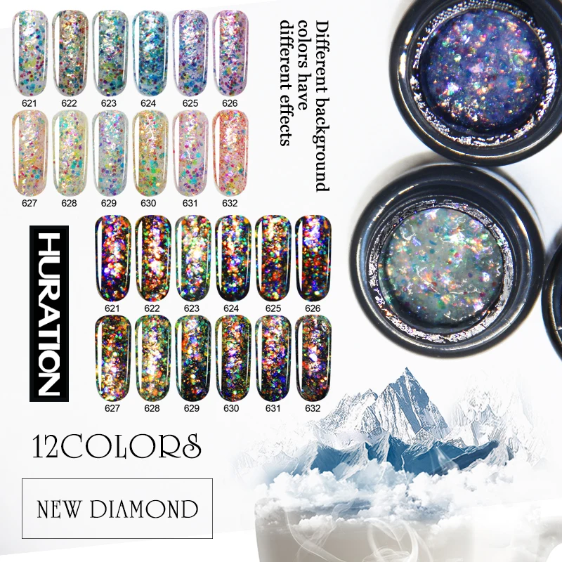 Маникюрный Гель-лак Huration 1 шт. блестящий Блестящий для ногтей топ основа