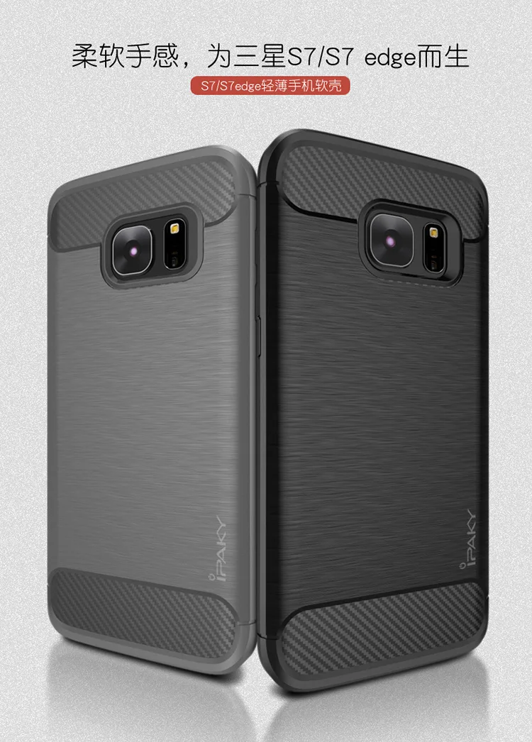 Ipaky для samsung Galaxy s10 s9 S8 S7 S6 S 7 8 plus edge E чехол Мягкая силиконовая задняя крышка для samsung Galaxy note8 9 чехол