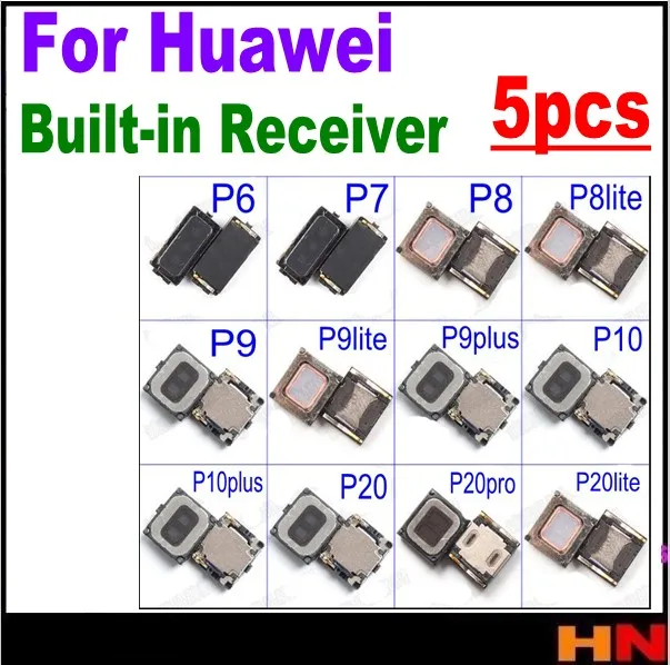 5 шт. Ушной Динамик Встроенный приемник Замена для Huawei p6 p7 p8 lite p9 plus play P10 p20 pro p10play