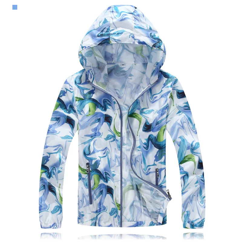 Men&Women Quick-drying Hiking Jacket new Waterproof Sunscreen UV Outdoor Sports Camping Hiking Jacket Windbreaker Dripship