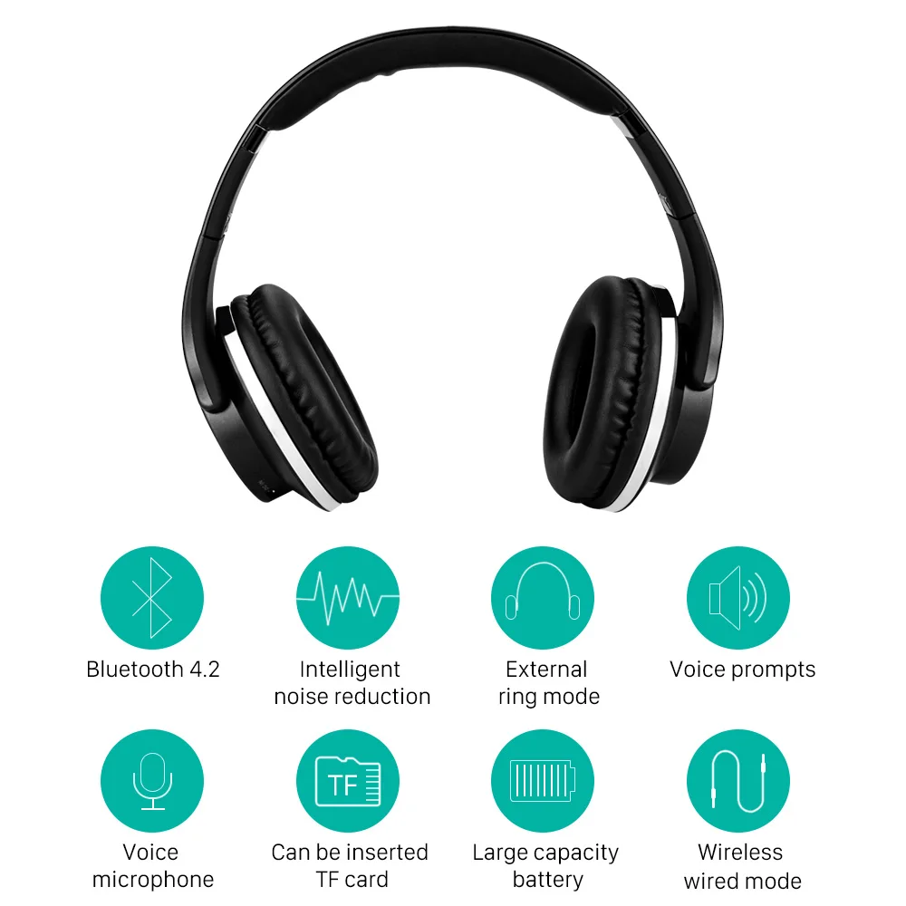 Wearpai WP506 Bluetooth беспроводной наушник мощная звуковая гарнитура мягкая пена кожаные