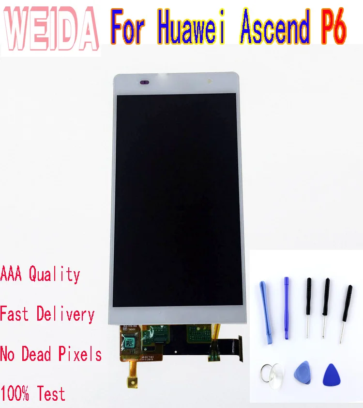 4 7 дюймов для huawei Ascend P6S P6-U06 C00 T00 S-U06 P6 ЖК-дисплей с сенсорным экраном дигитайзер