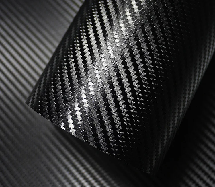 4D black 500 мм x 2000 мм 3D виниловая пленка из углеродного волокна для автомобиля, водостойкая пленка для стайлинга автомобиля, аксессуары для автомобиля, аксессуары для мотоцикла - Название цвета: 4D black