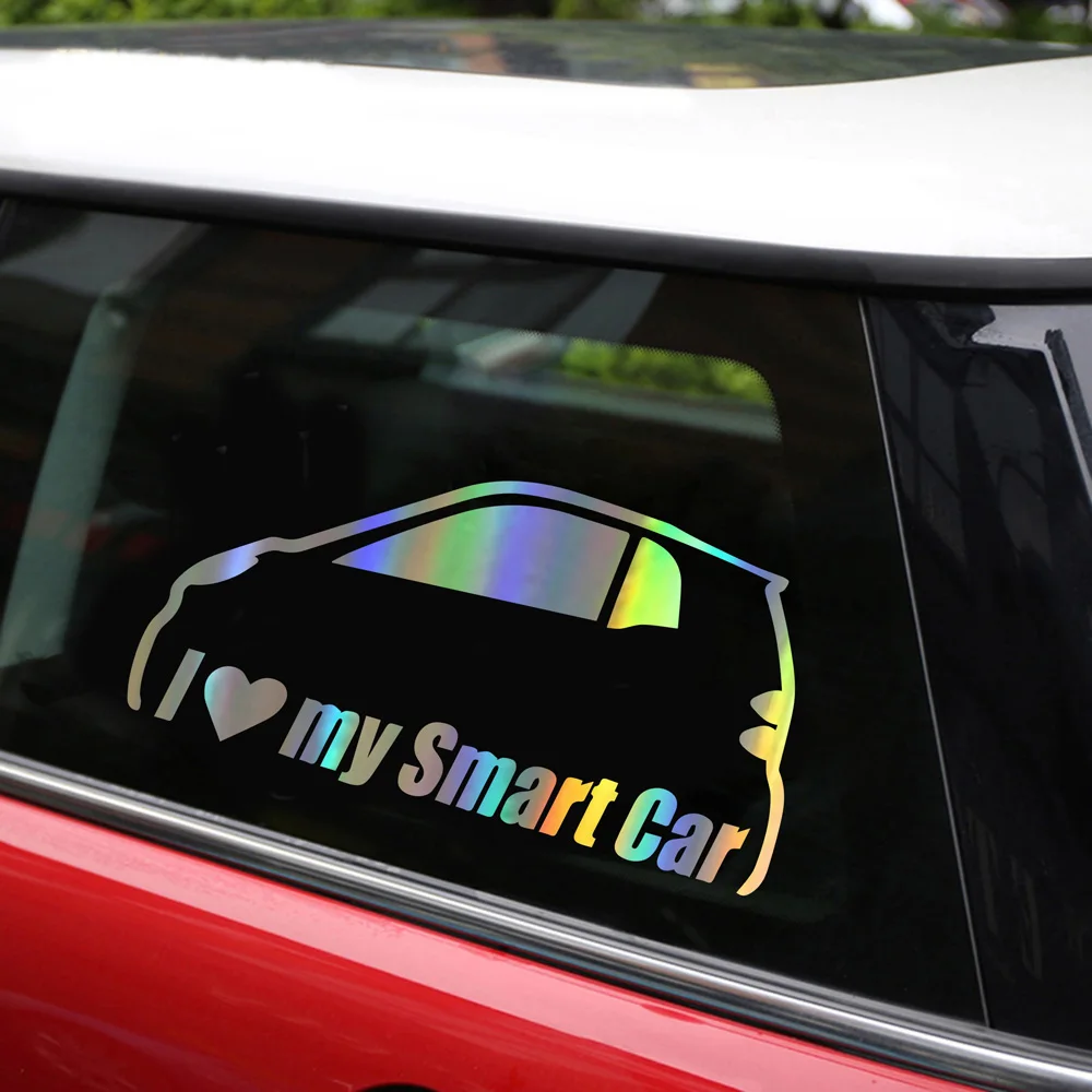 Наклейки для автомобиля I love my Smart Car забавные наклейки на бампер и Стайлинг
