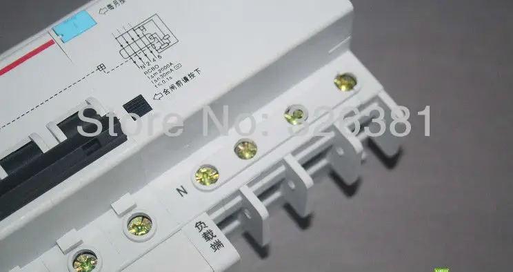 DELIXI DZ47LE 63 C60 4P 3P + N 32A защита цепи низкого напряжения Выключатель остаточного тока