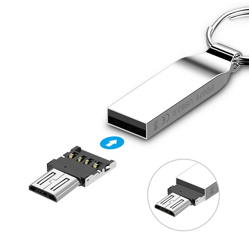 2018 1 usb sd адаптер Mini USB 2 0 micro OTG конвертер мобильного телефона к нам Android