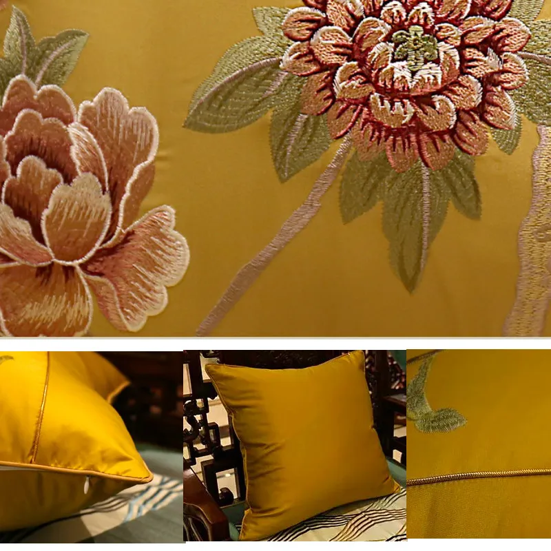 Наволочка DUNXDECO декоративная наволочка для подушки современные китайские