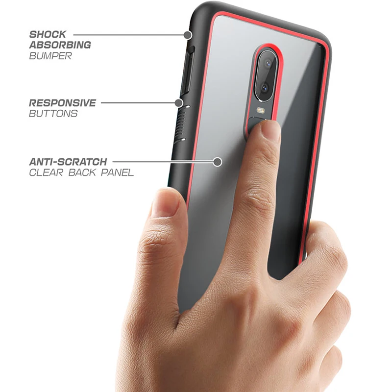 Чехол для телефона для OnePlus 6 SUP, чехол UB, стильная серия, противоударный Гибридный защитный бампер премиум класса из ТПУ+ чехол из поликарбоната для One Plus 6, чехол