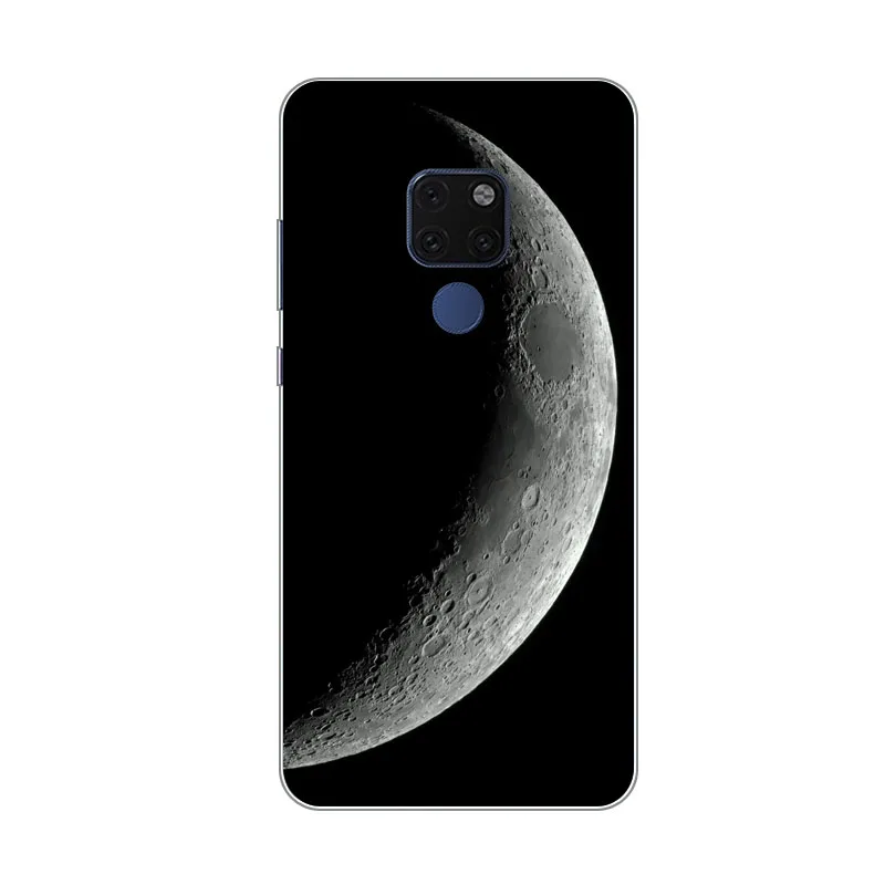 huawei mate 20x Case Silicon Handsome dog Painting Soft TPU Back Cover for Phone protect cases shell |