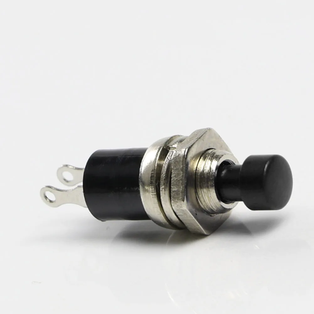 10pcs 1A 125V exquisitely Black Red Yellow Top Quality Push Button Self Return Momentary N/O Switch For especial Room Decor |