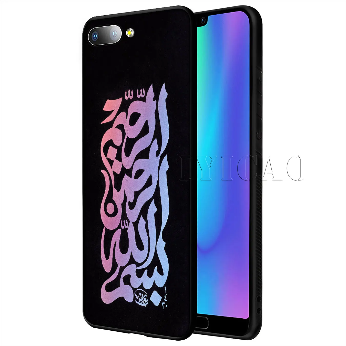 IYICAO исламский арабский каллиграфический мягкий чехол для Huawei Y9 Y7 Y6 Prime 2019 Honor 20 8C 8X